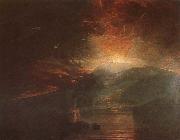 Joseph Mallord William Turner Volcano erupt Spain oil painting artist